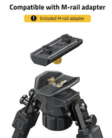 CVLIFE 7.7-10.6 Inches shoulder-mount Bipod Compatible with m-rail, view 2