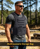 CVLIFE Adjustable Vest with Waist Dual Layer Hook, view 5