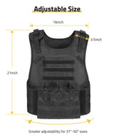 CVLIFE Adjustable Vest with Waist Dual Layer Hook, view 6