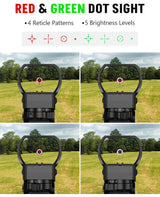 CVLIFE AO Scope Combo with Green/Red Dual Laser Sight, view 6