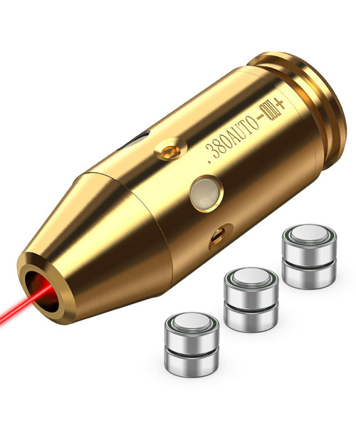 CVLIFE AUTO/380ACP Red Laser Bore Sight - Hunting and Shooting