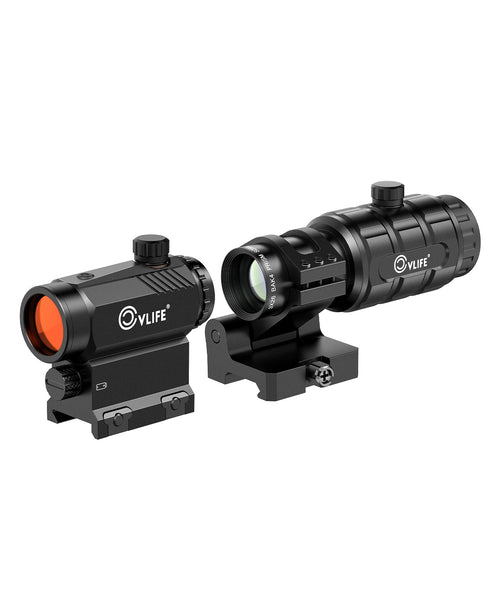 CVLIFE EagleTalon Red Dot Sight with 3X Magnifier Combo