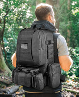 CVLIFE Backpack Rucksack 60L Large Assault Pack, view 2