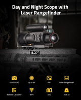 CVLIFE BearMight Smart Night Vision Rifle Scope, view 2