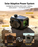 CVLIFE BearMight Solar Enclosed Green Dot Sight for ACRO, view 2