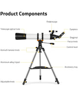 CVLIFE BearPower 90mm Aperture 800mm Professional High Powered Telescope for Adults, view 3