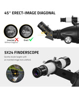 CVLIFE BearPower 90mm Aperture 800mm Professional High Powered Telescope for Adults, view 4
