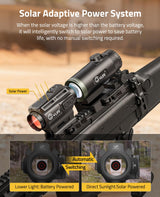 CVLIFE BearPower Solar Multi Reticle Red Dot and 5X Magnifier Combo, view 5