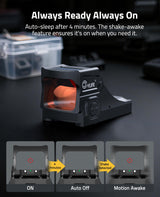 CVLIFE BearSwift M06 Solar Red Dot Sight for PDP 2.0, view 5