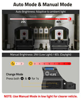 CVLIFE BearSwift Solar Red/Green Dot Sight for RMS RMSc, view 3