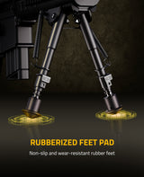 CVLIFE Bipod 6-9 Inch Lightweight shoulder-mount Bipod for M-Rail, view 3