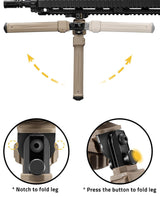 CVLIFE 7.5-10.6 Inches Quick Release shoulder-mount Bipod, view 5