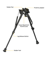 CVLIFE Bipod 9-13 Inches shoulder-mount Bipod for Picatinny and M-rail, view 6