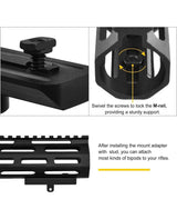 CVLIFE Bipod Adapter Bipod Mount Sling Stud 4 T-Nuts 4 Screws and 1 Wrench, view 5
