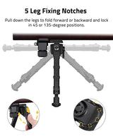 CVLIFE 7.5-9 Inches Tiltable Swivel shoulder-mount Bipod, view 5
