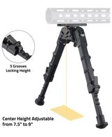 CVLIFE Bipods shoulder-mount Bipod Compatible with m-rail Bipod, view 5