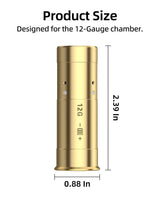 CVLIFE Bore Sight 12-Gauge Red Laser Boresighter with Extra Batteries, view 3