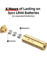CVLIFE Bore Sight 12-Gauge Red Laser Boresighter with Extra Batteries, view 4
