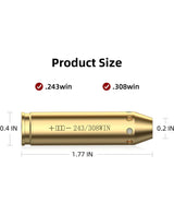 CVLIFE Bore Sight .243 308 with Extra Batteries, view 3