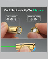 CVLIFE Bore Sight 9mm Green Laser Boresighter with 12 Batteries, view 4