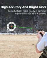 CVLIFE Bore Sight 9mm Green Laser Boresighter with 12 Batteries, view 5