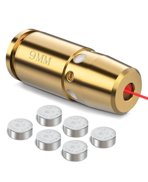 CVLIFE 9mm Laser Boresighter with 3 Sets of Batteries