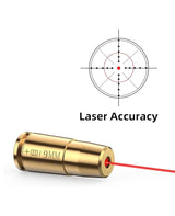 CVLIFE Bore Sight 9mm Red Laser Boresighter with Extra Batteries, view 2