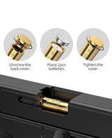 CVLIFE Bore Sight 9mm Red Laser Boresighter with Extra Batteries, view 4