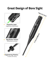 CVLIFE Bore Sight Kit for .177 to 12GA Caliber Rifles Pistols Sight Boresighter, view 4