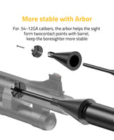 CVLIFE Bore Sight Kit for .177 to 12GA Caliber Rifles Pistols Sight Boresighter, view 5