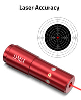 CVLIFE Bore Sight Laser 9mm Red Dot Boresighter with 2 Sets of Batteries, view 3