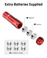 CVLIFE Bore Sight Laser 9mm Red Dot Boresighter with 2 Sets of Batteries, view 4