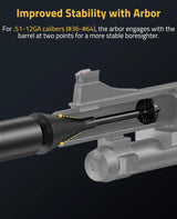 CVLIFE Bore Sight Laser Kit with 64 Adapters fit 0.17 to 12GA Calibers, view 3