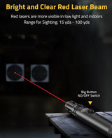 CVLIFE Bore Sight Laser Kit with 64 Adapters fit 0.17 to 12GA Calibers, view 5