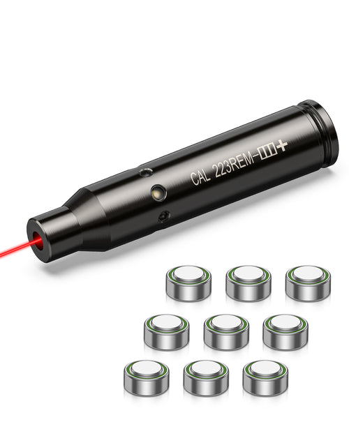 CVLIFE Bore Sight Laser 223/556 with 3 Sets of Batteries