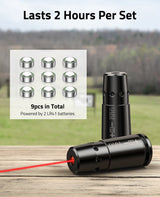 CVLIFE Bore Sighting Laser 9mm Laser Bore Sighter with Batteries, view 3