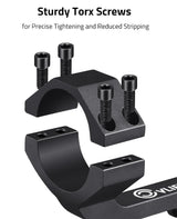CVLIFE Cantilever Scope Mount 30 mm Offset Dual Ring One-Piece, view 4
