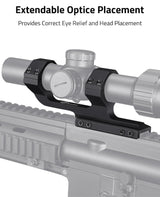CVLIFE Cantilever Scope Mount 30 mm Offset Dual Ring One-Piece, view 6