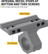 CVLIFE Cantilever Scope Mounts 1 inch | Offset Dual Ring One-Piece Scope Mount, view 2