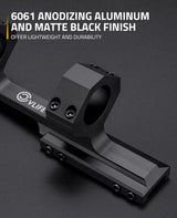 CVLIFE Cantilever Scope Mounts 1 inch | Offset Dual Ring One-Piece Scope Mount, view 4