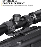 CVLIFE Cantilever Scope Mounts 1 inch | Offset Dual Ring One-Piece Scope Mount, view 5