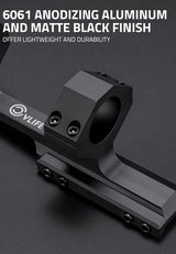CVLIFE 34mm Cantilever Scope Mounts, Offset Dual Ring One-Piece Scope Mount, view 2
