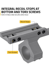 CVLIFE 34mm Cantilever Scope Mounts, Offset Dual Ring One-Piece Scope Mount, view 4