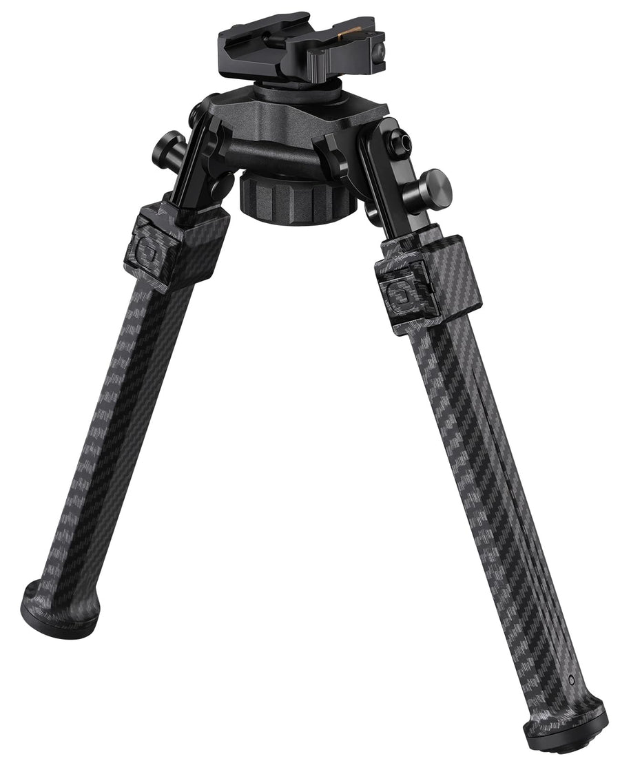 CVLIFE 7.5-10.6 Inches Carbon Fiber Bipod for shoulder-mount