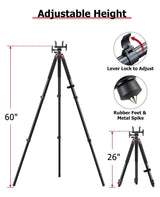 CVLIFE Clamping Tripod Rest with Sturdy Aluminum Frame, view 3