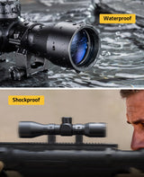 CVLIFE Compact Scope Rangefinder Reticle Scope - 20mm Mounts, view 6