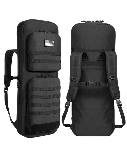 CVLIFE 34"×13" Soft Rifle Case Gun Backpack Covert Bug Out Truck Bag