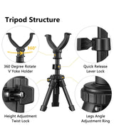 CVLIFE Adjustable Height 7.5" - 15" Rifle Shooting Tripod, view 2