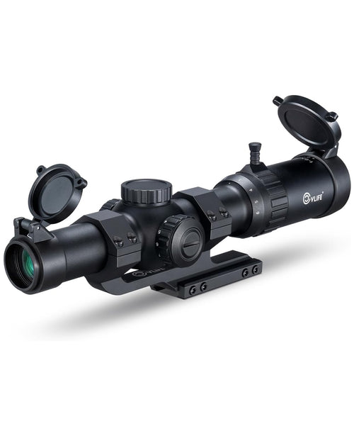CVLIFE EagleBlaze 1-6X24 Scope with 30mm Cantilever Mount