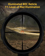 CVLIFE EagleBlaze 1-6X24 Scope with 30mm Cantilever Mount, view 6